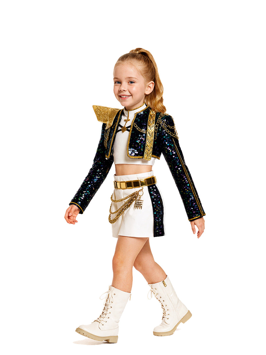 Costume Inspire Kids KPop Demon Hunters Rumi Golden Costume