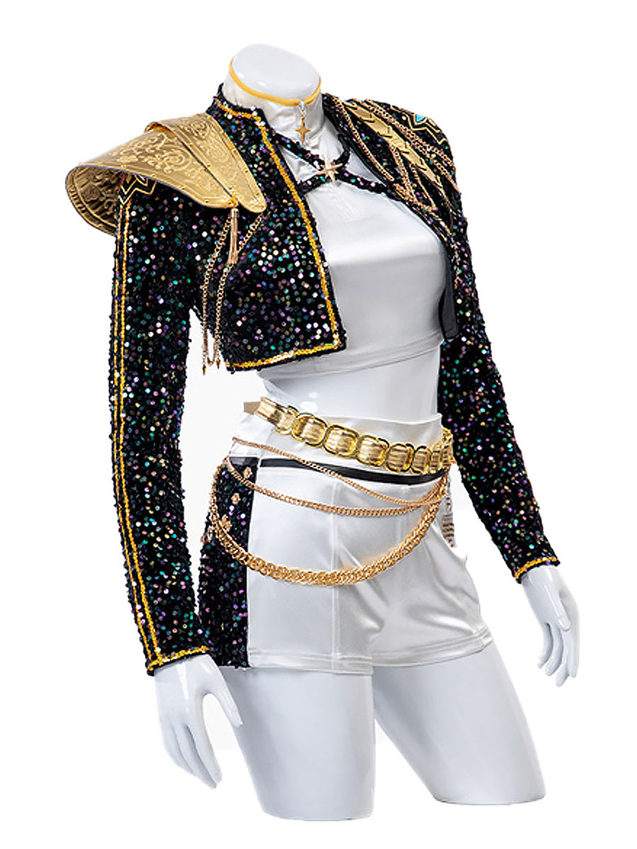 Costume Inspire KPop Demon Hunters Rumi Golden Costume