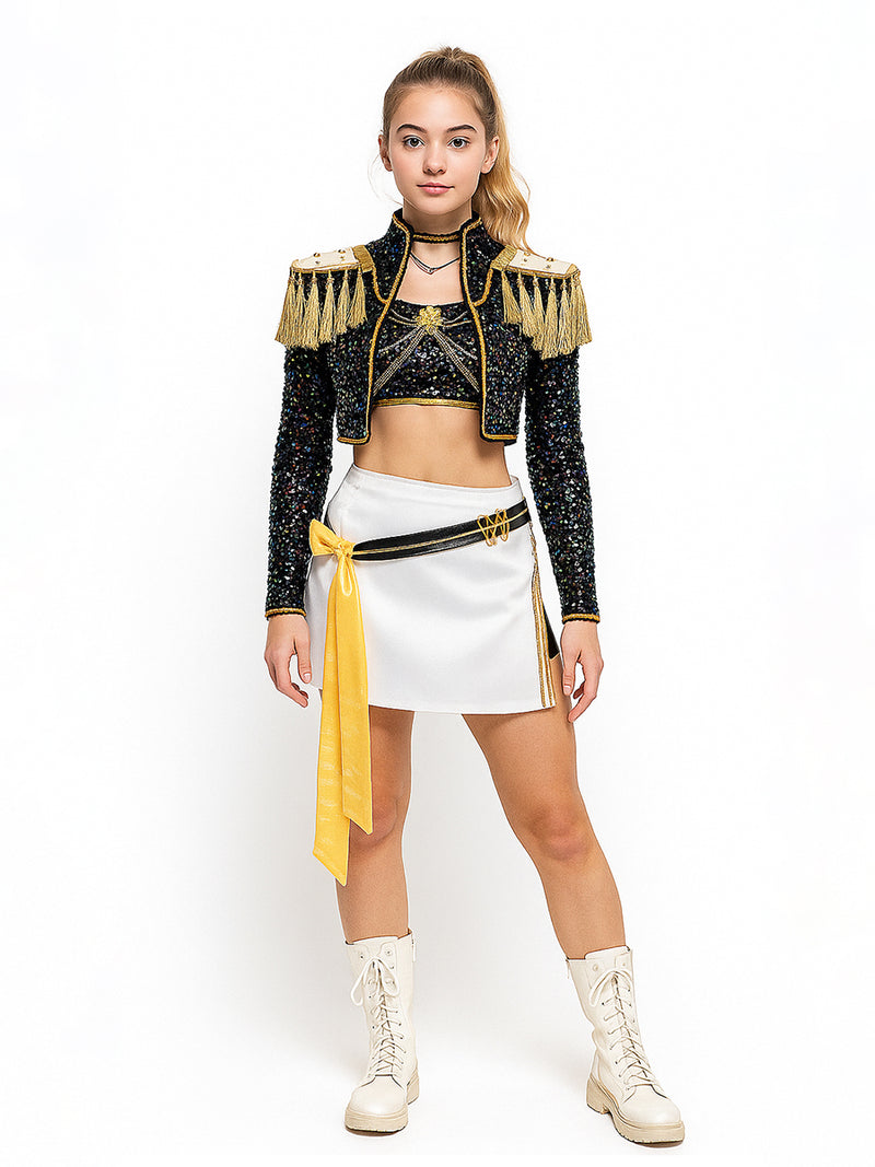 Costume Inspire Adults KPop Demon Hunters Mira Golden Costume