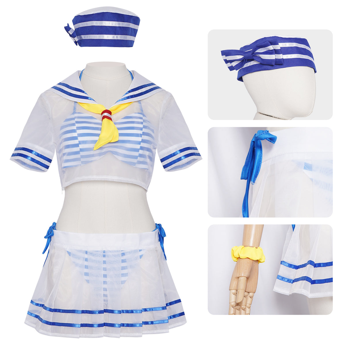 Anime Blue Maid Sailor Costume - Costume Inspire