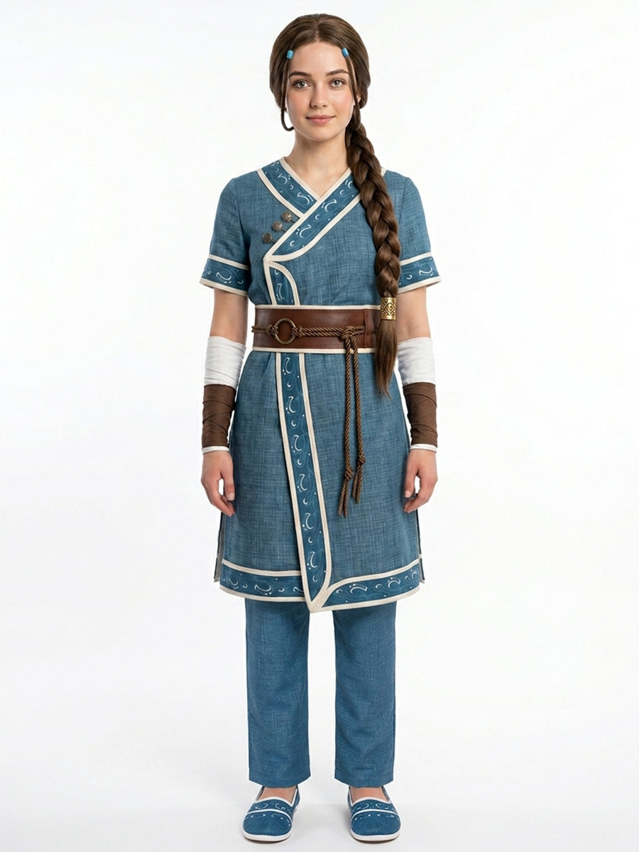 Avatar The Last Airbender Katara Cosplay Costume for Adults - Costume Inspire