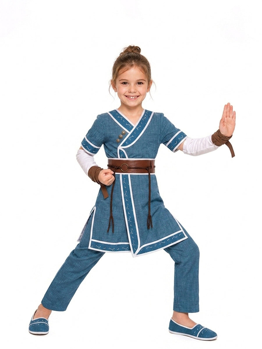 Avatar The Last Airbender Katara Cosplay Costume for Kids - Costume Inspire