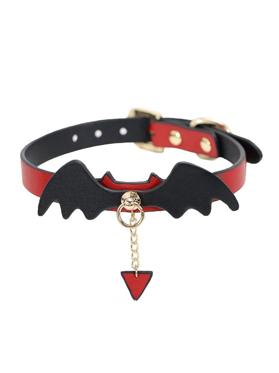 Costume Inspire Bat Wing Choker Necklace for Women