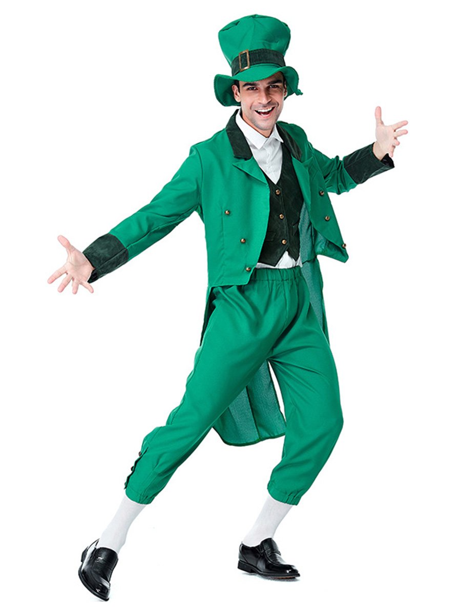 Costume Inspire Adult Green Leprechaun Costume