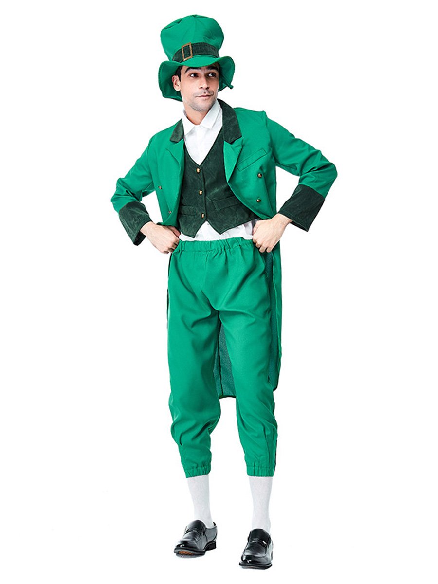 Costume Inspire Adult Green Leprechaun Costume