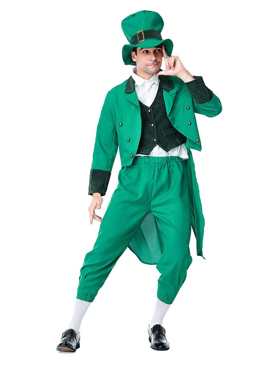 Costume Inspire Adult Green Leprechaun Costume