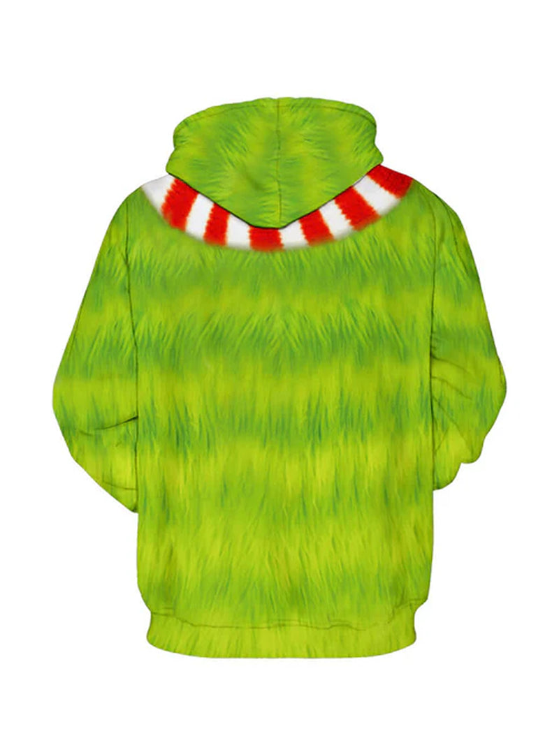 Costume Inspire Adult Grinch Hoodie