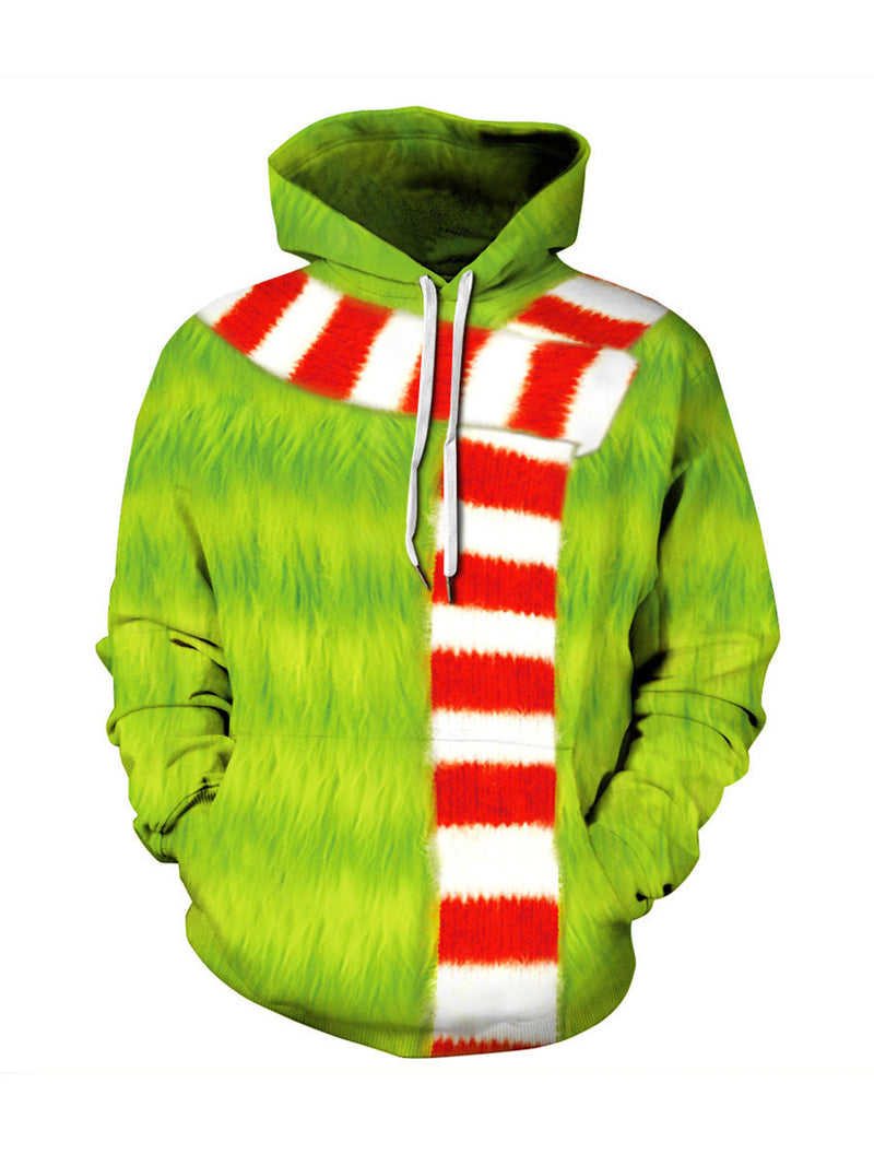 Costume Inspire Adult Grinch Hoodie