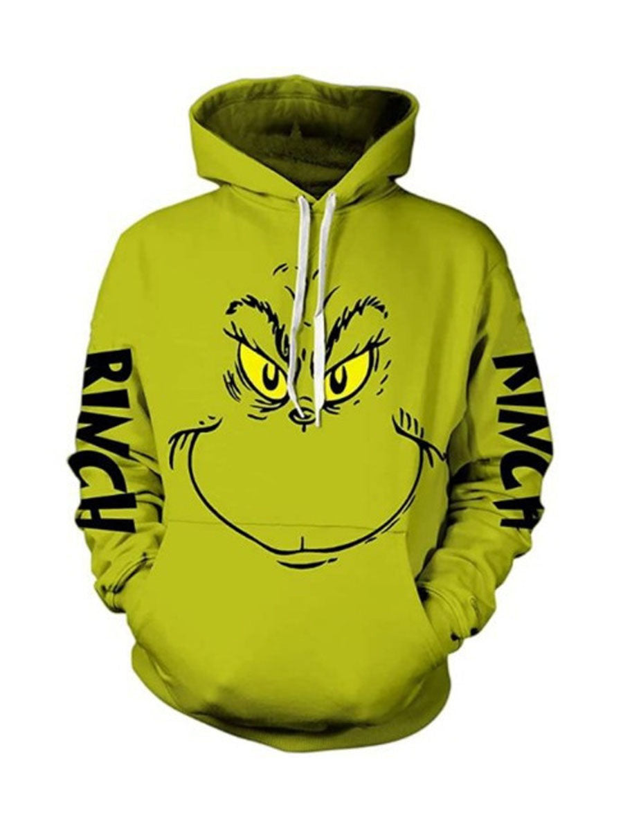 Costume Inspire Adult Grinch Hoodie