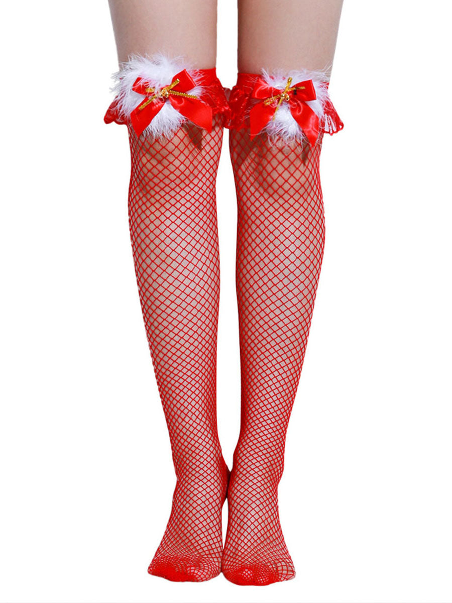 Costume Inspire Christmas Thigh High Stockings