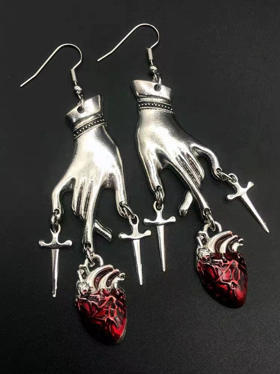 Costume Inspire 2 PRS Gothic Ruby Drop Earrings