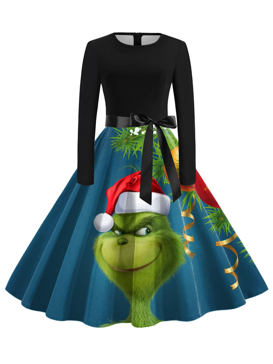 Costume Inspire Grinch Christmas Dress