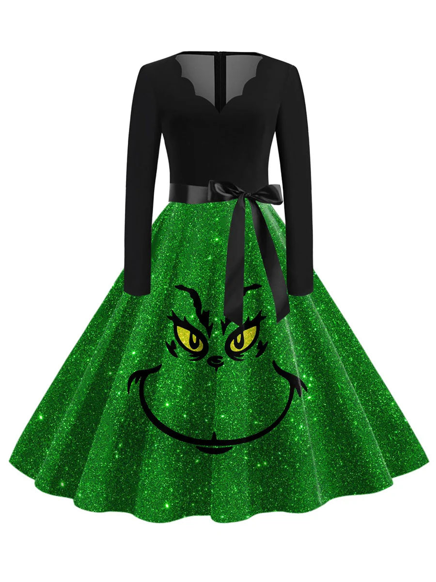 Festive Green Monster Dress