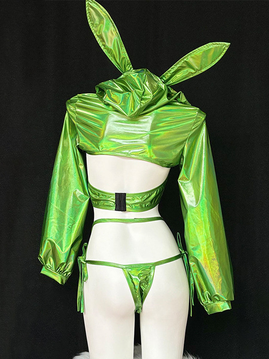 Costume Inspire Holographic Bunny Costume