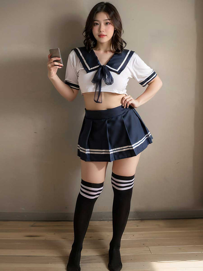 Costume Inspire Japanese School Girl Uniform Sexy Costume For Women costume-inspire-japanese-school-girl-uniform-sexy-costume-for-women