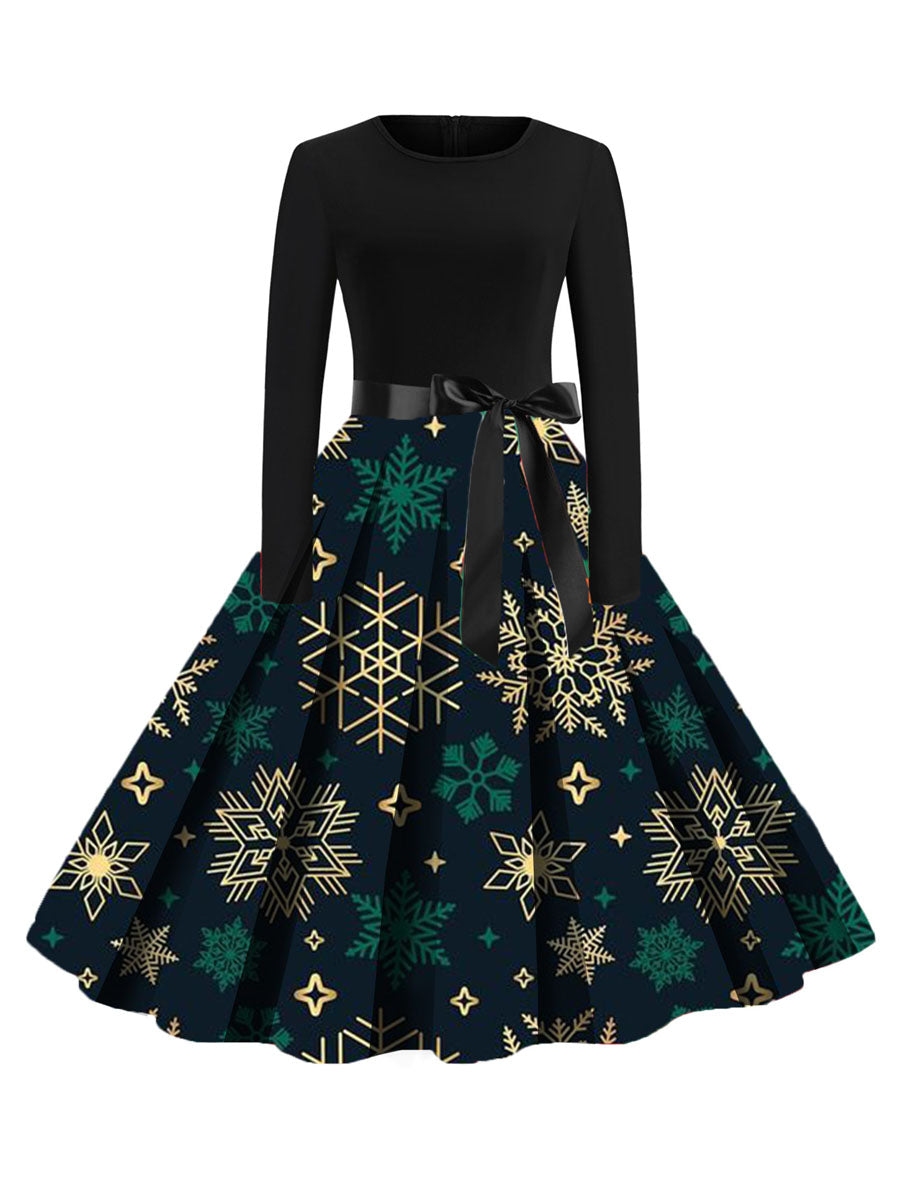 Costume Inspire Midi Christmas Party Dress