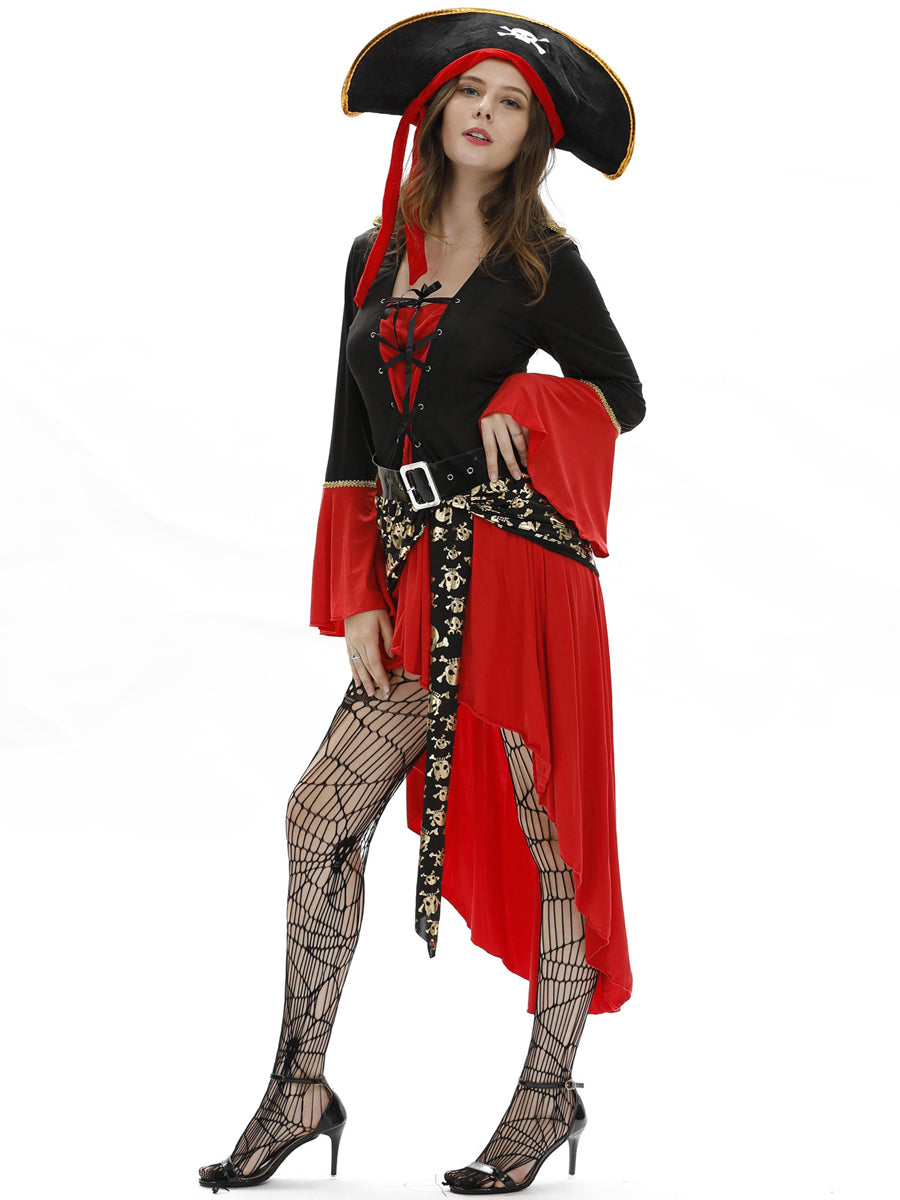 Costume Inspire Pirates of the Caribbean Costume with Fishnet Tights