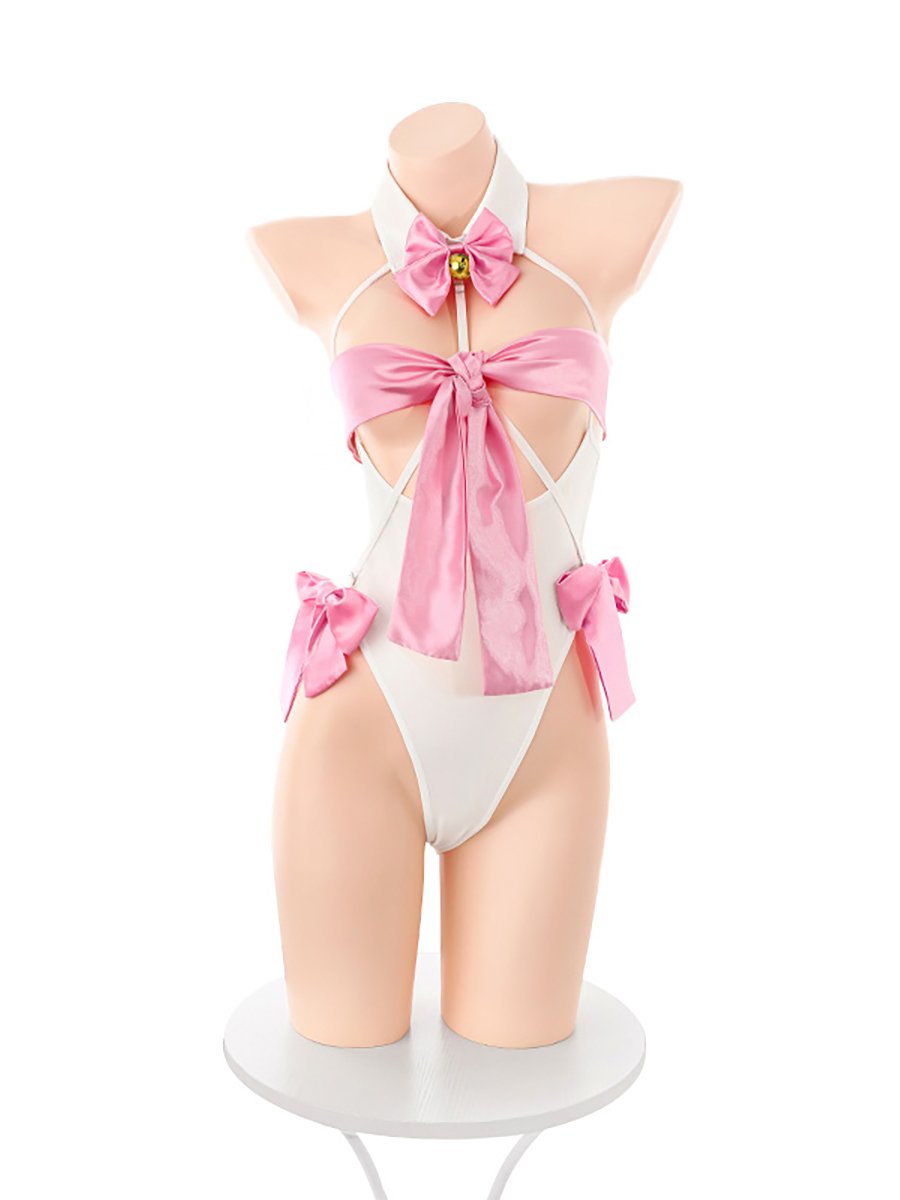 Costume Inspire Sexy Neko Costume | Cat Girl Cosplay Bodysuit with Stockings & Pasties Costume Inspire Sexy Neko Costume | Cat Girl Cosplay Bodysuit with Stockings & Pasties