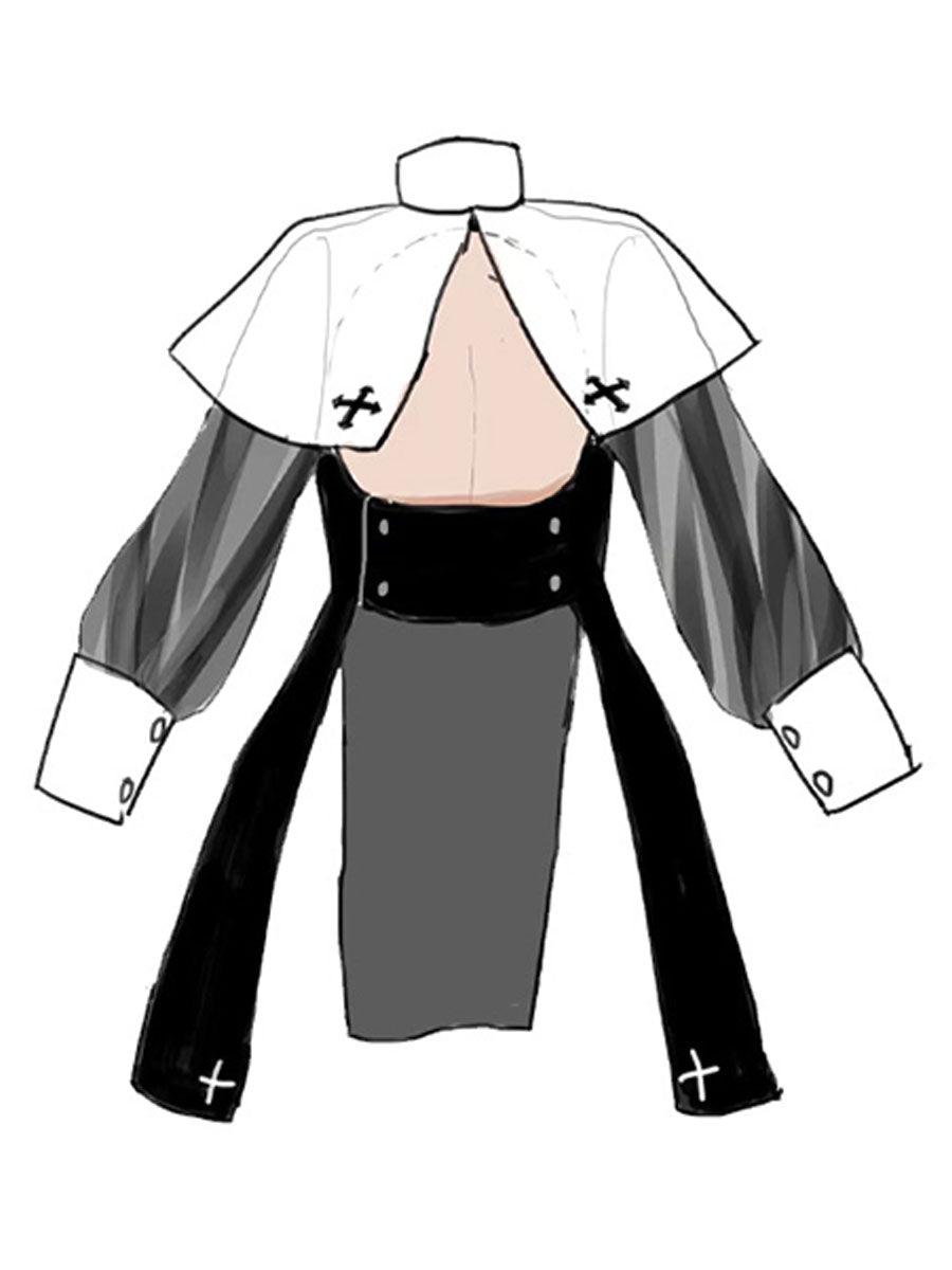 Costume Inspire Sexy Nun Cotume