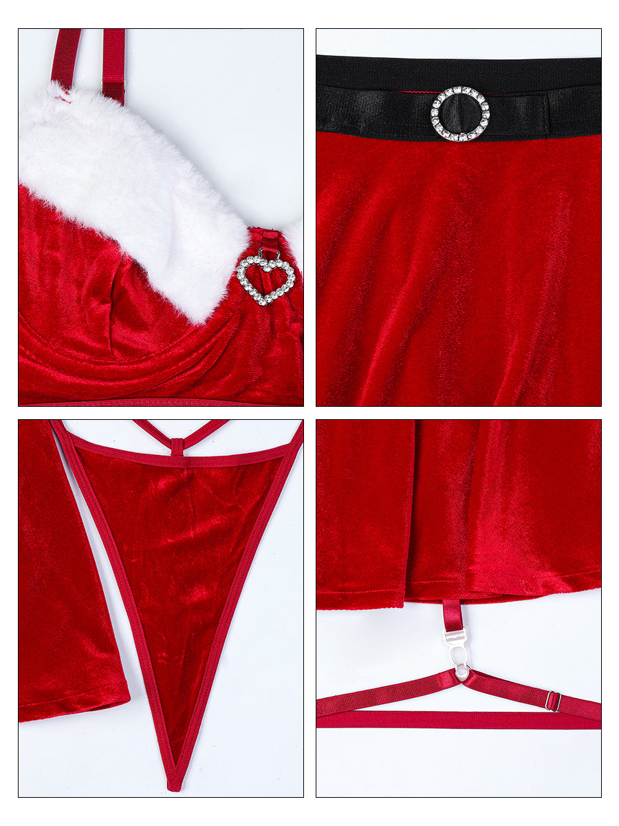 Costume Inspire Sexy Santa Outfit for Women