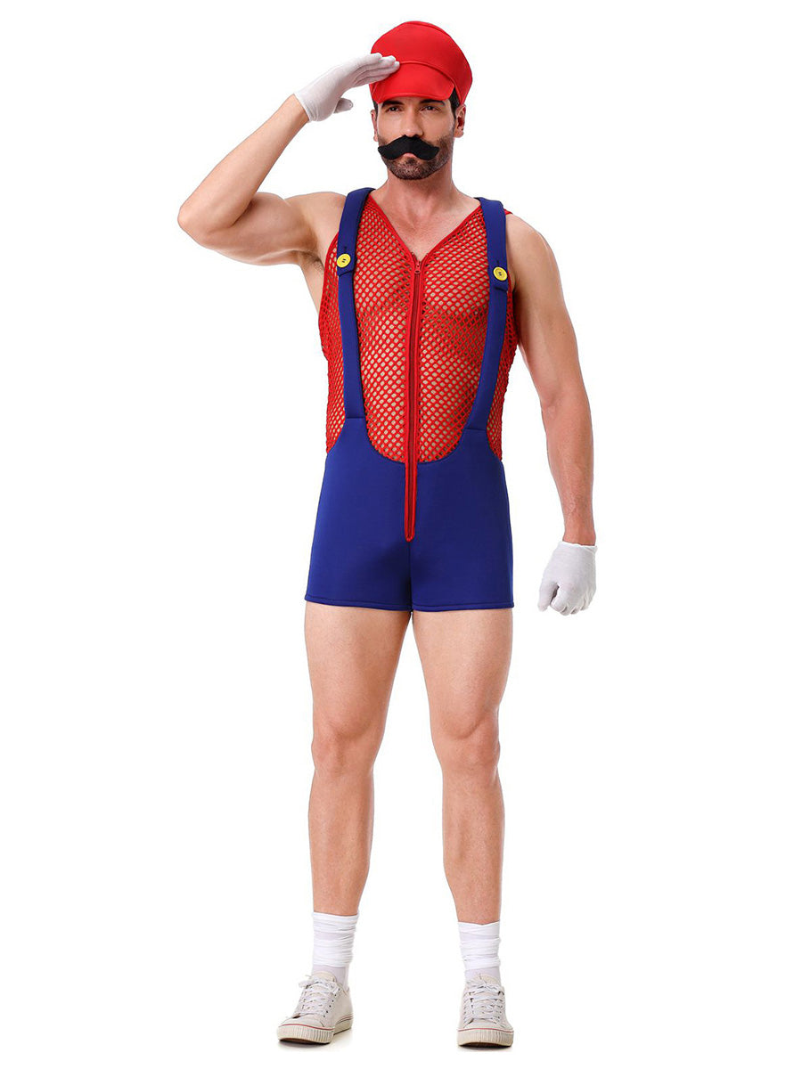 Costume Inspire Men's Super Mario Costume