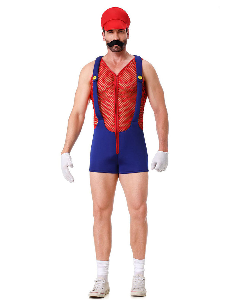 Costume Inspire Men's Super Mario Costume