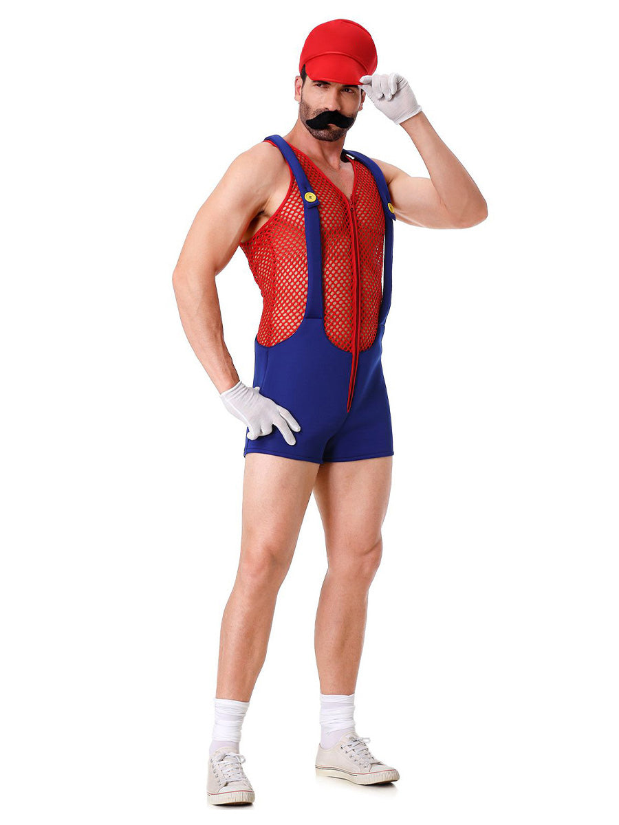 Costume Inspire Men's Super Mario Costume