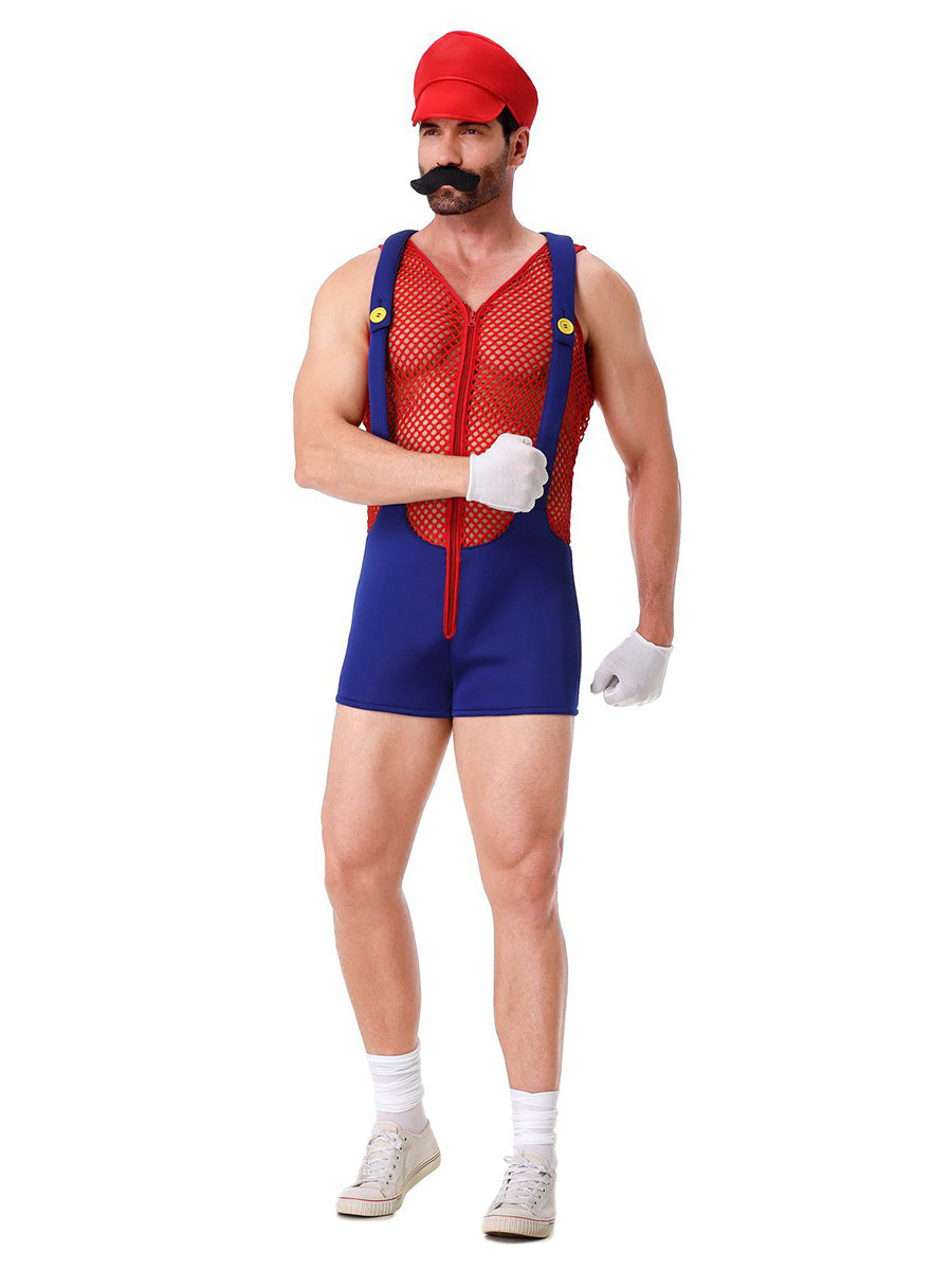 Costume Inspire Men's Super Mario Costume