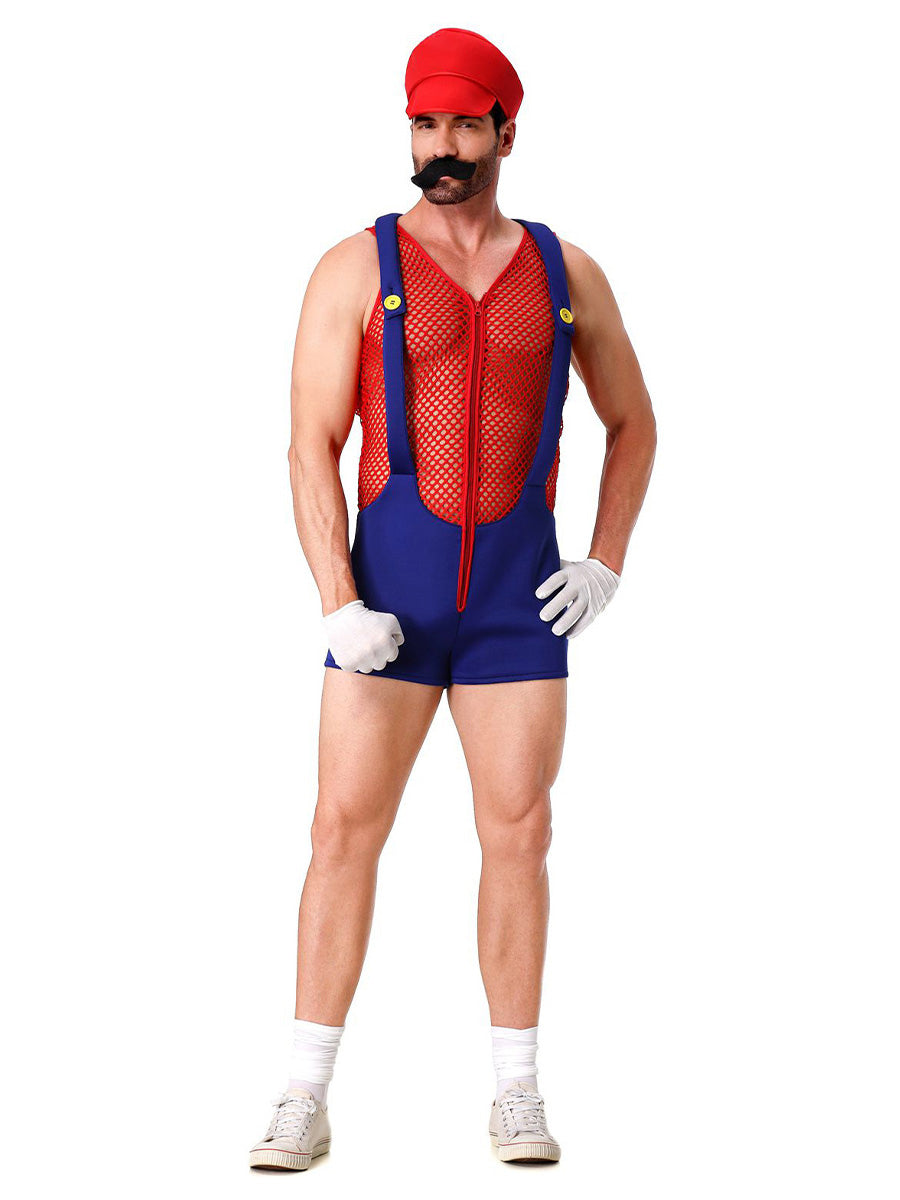 Costume Inspire Men's Super Mario Costume