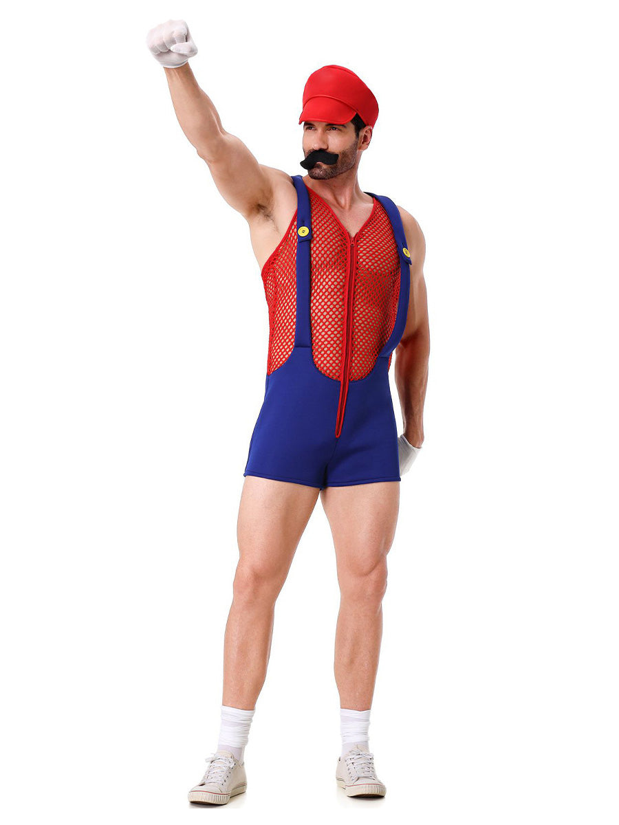 Costume Inspire Men's Super Mario Costume