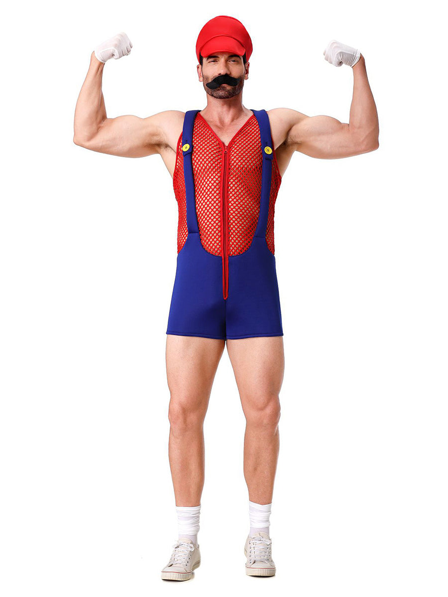 Costume Inspire Men's Super Mario Costume