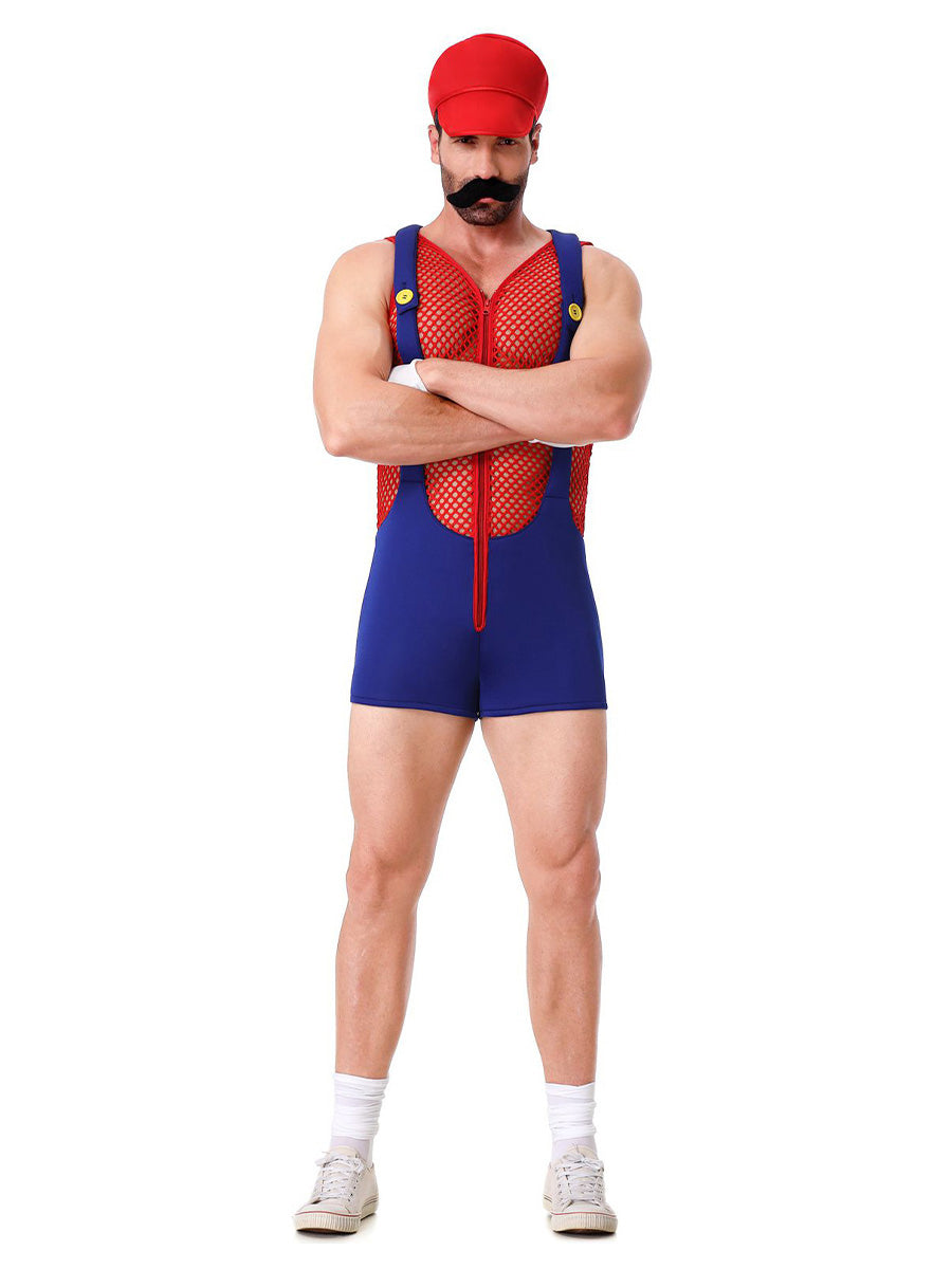 Costume Inspire Men's Super Mario Costume