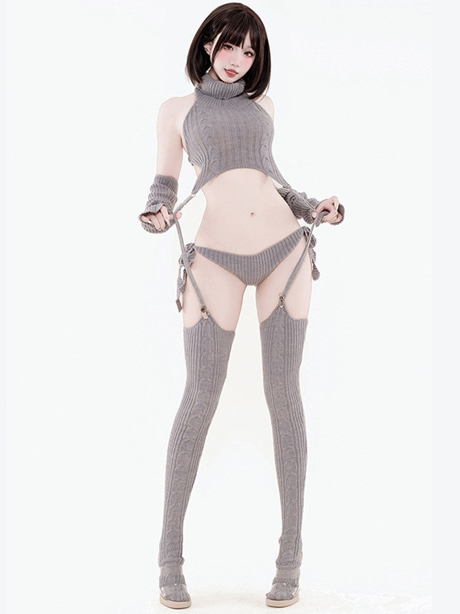 Costume Inspire Virgin Killer Sweater Lingerie