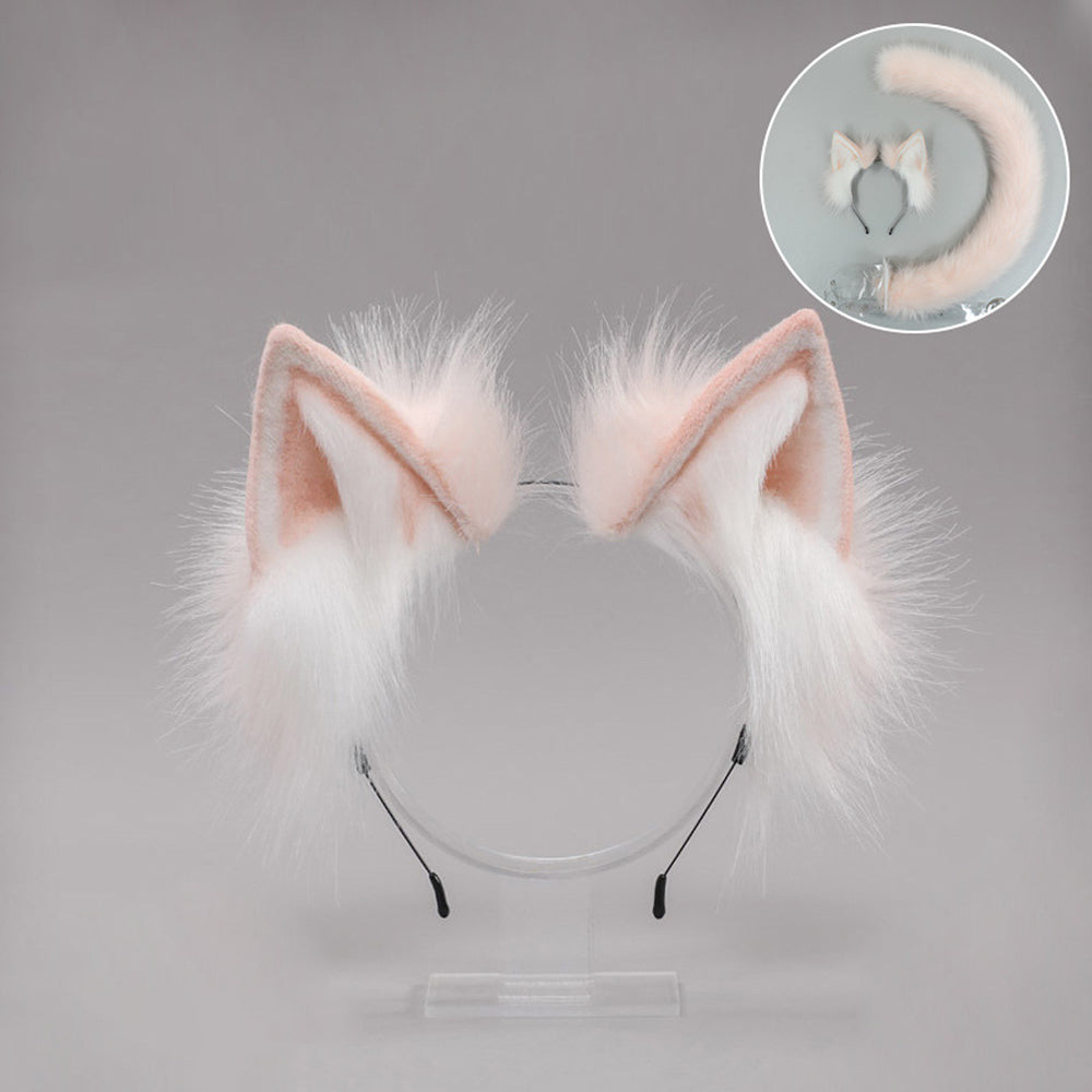 Cute Furry Cat Ears and Tail Set - Costume Inspire