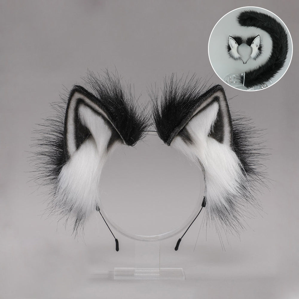 Cute Furry Cat Ears and Tail Set - Costume Inspire