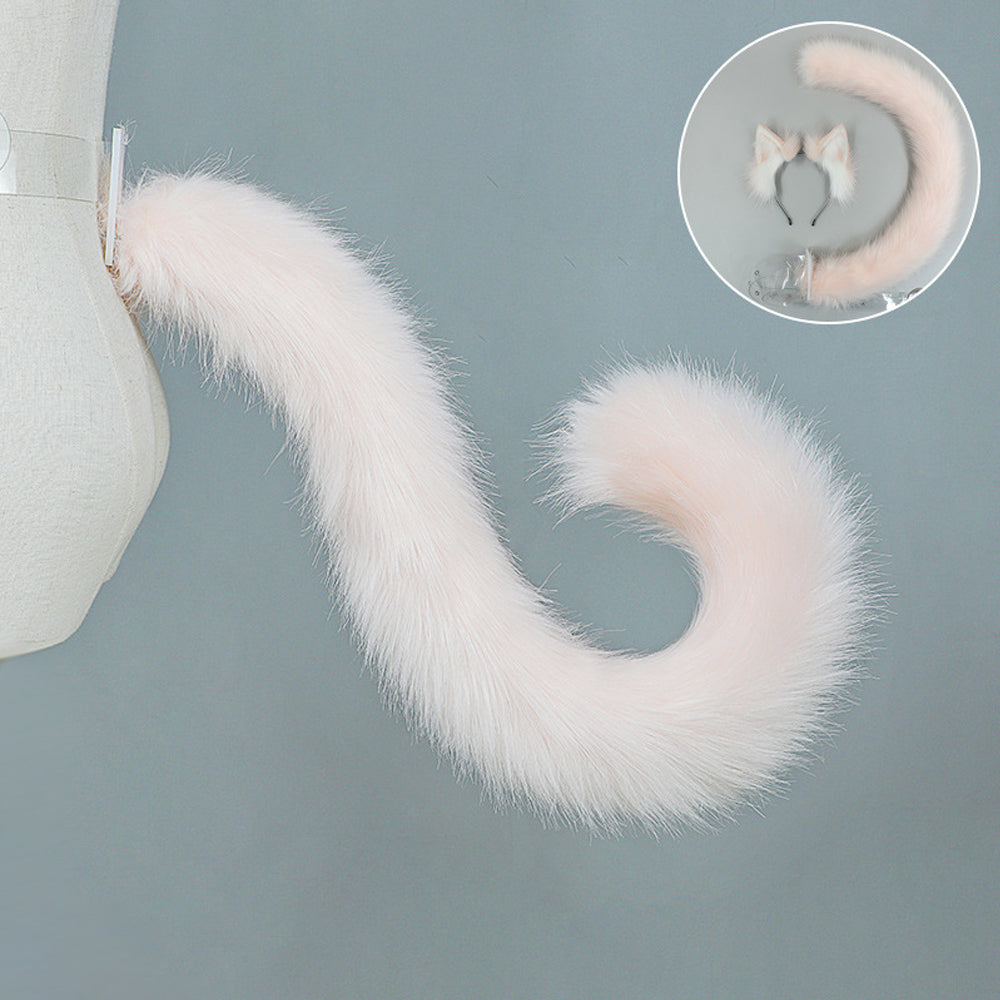 Cute Plush Cat Ears and Tail Set - Costume Inspire