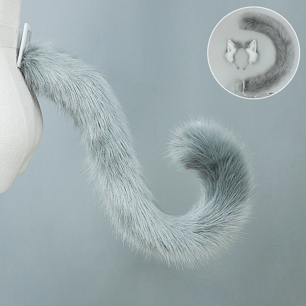 Cute Plush Cat Ears and Tail Set - Costume Inspire