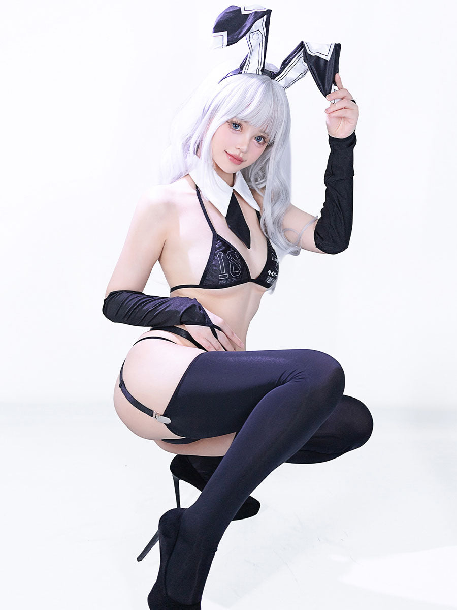 Costume Inspire Cyberpunk Mecha Bunny Girl Cosplay Costume