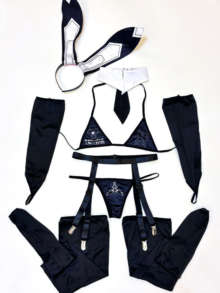 Costume Inspire Cyberpunk Mecha Bunny Girl Cosplay Costume