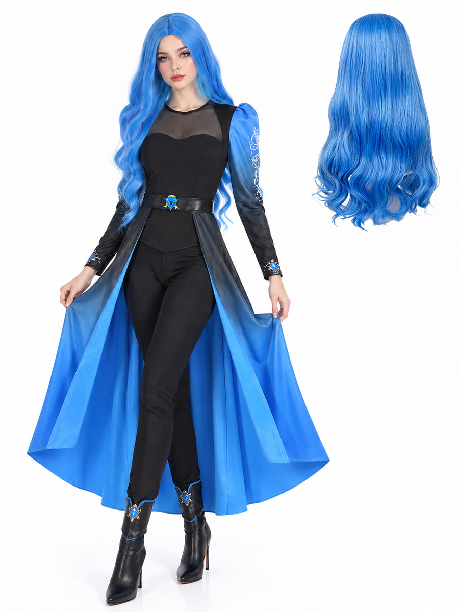 Adults Descendants 5 Evil Chloe Cosplay Costume with Wig - Costume Inspire