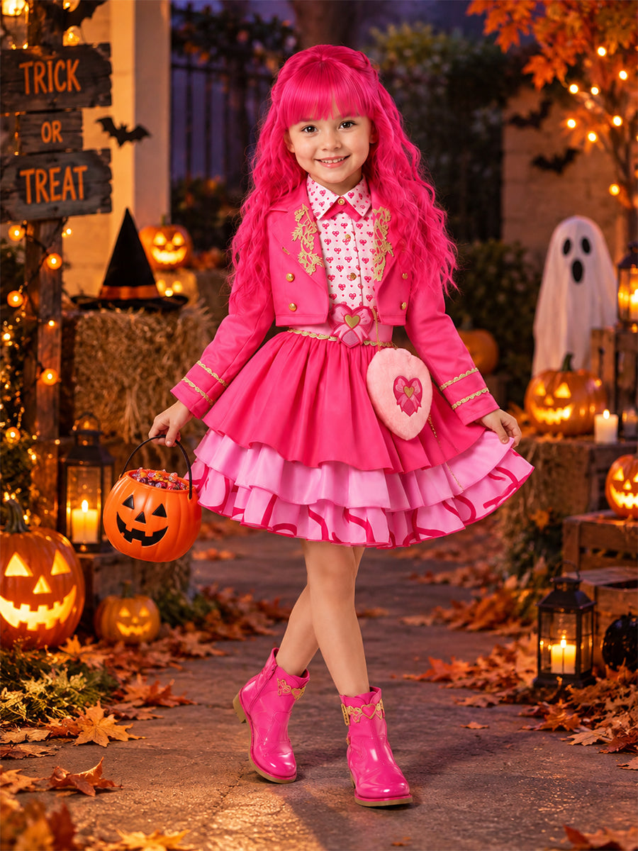 Descendants 5 Princess Pink Cosplay Costume for Girls - Costume Inspire