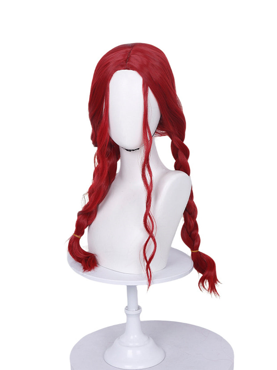 Descendants 5 Wicked Wonderland Princess Red Cosplay Wig - Costume Inspire