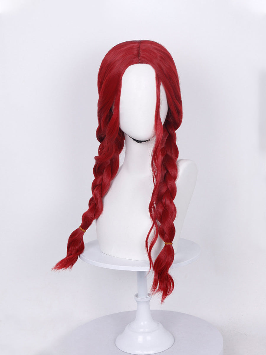 Descendants 5 Wicked Wonderland Princess Red Cosplay Wig - Costume Inspire