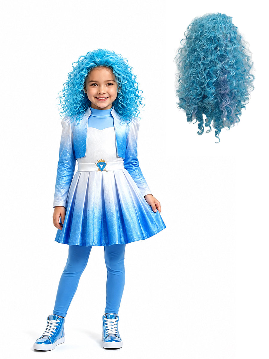 Girls Descendants 5 Chloe Costume with Wig - Costume Inspire