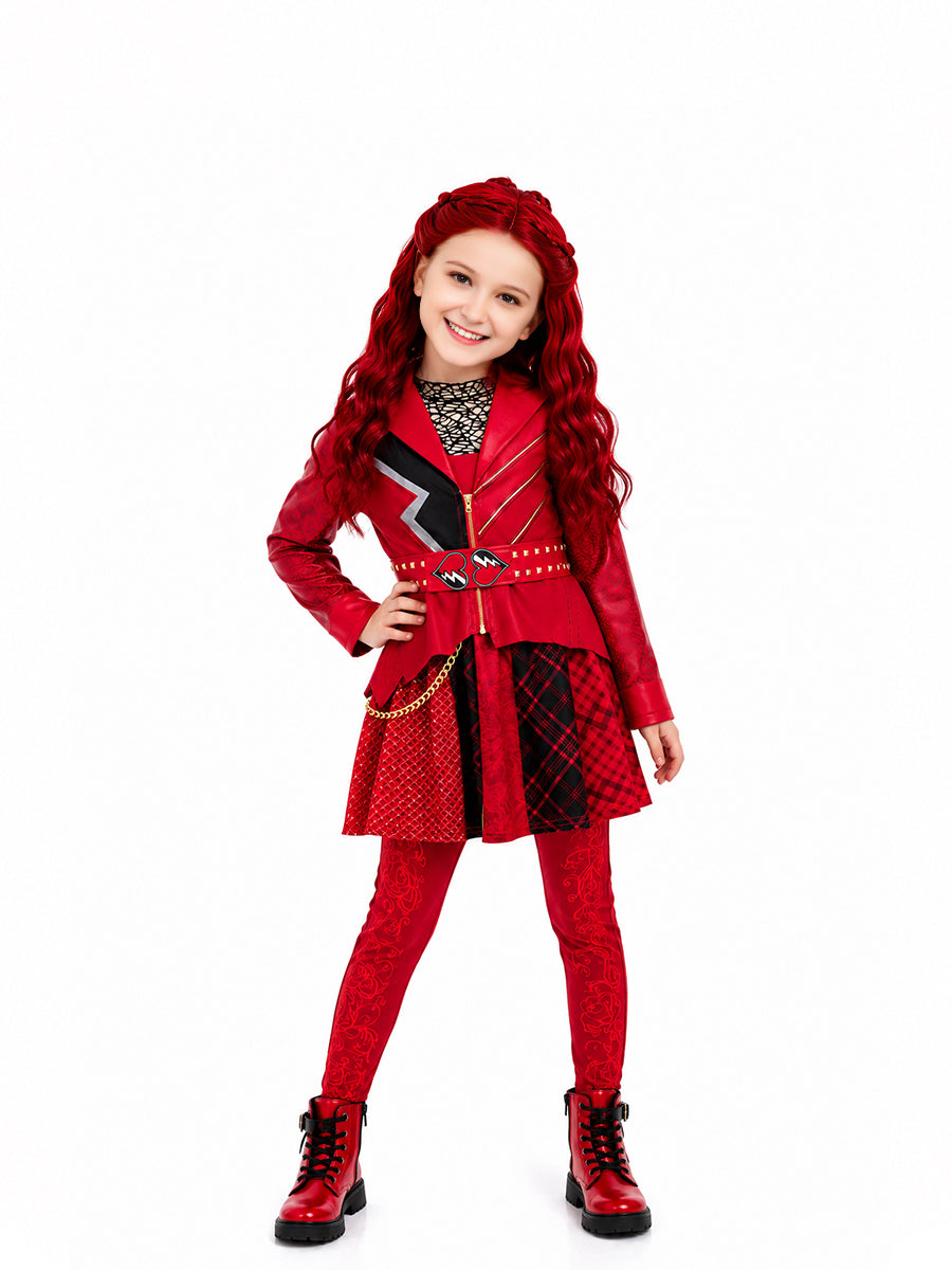 Girls Descendants 5 Red Costume - Costume Inspire