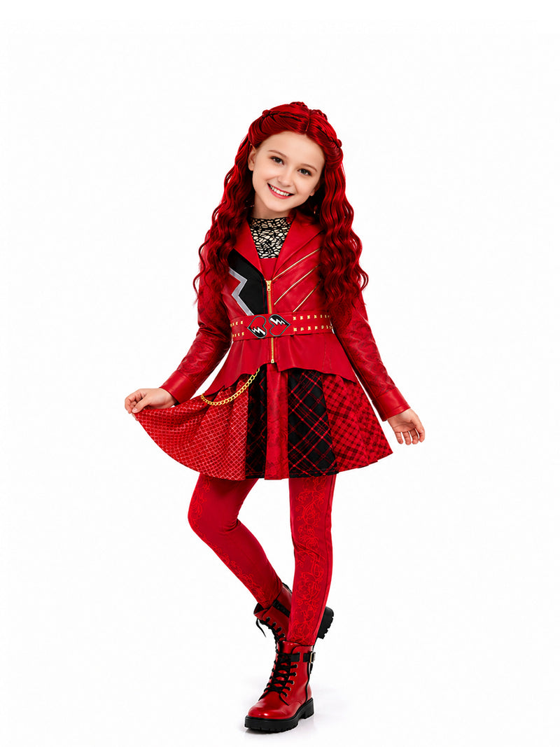 Girls Descendants 5 Red Costume - Costume Inspire