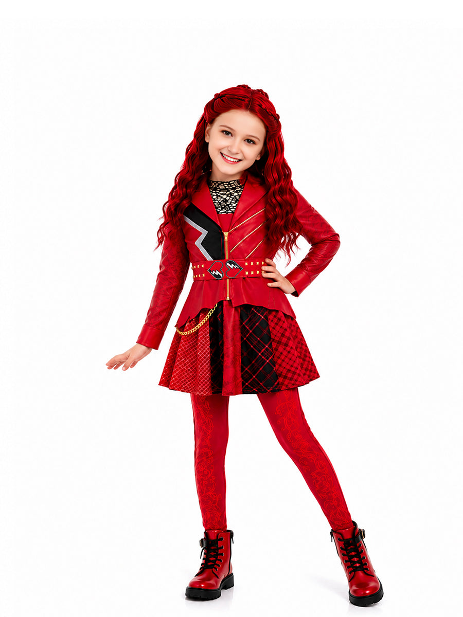 Girls Descendants 5 Red Costume - Costume Inspire