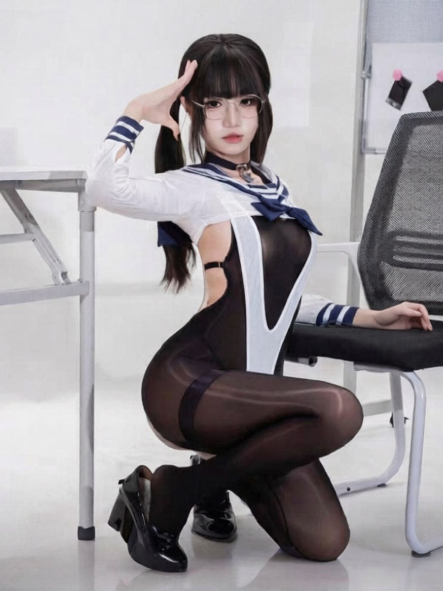 Japanese School Girl Lingerie Costume Set - Costume Inspire