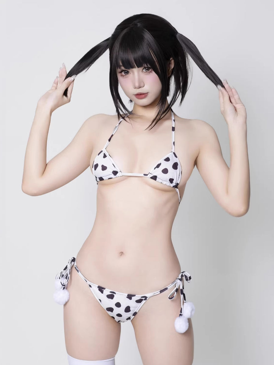 Kawaii Cow Lingerie Set - Costume Inspire