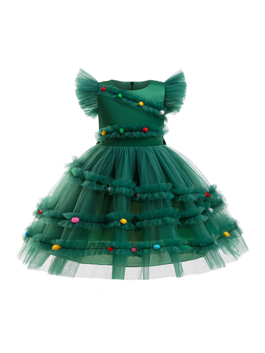 Costume Inspire Kids Christmas Tree Tutu Dress